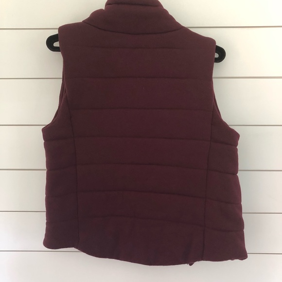 Burgundy Puff Vest - Picture 4 of 6
